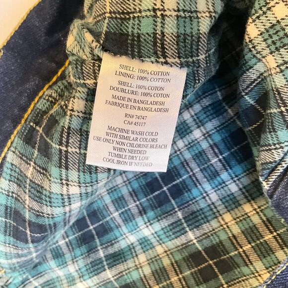 Red Head Men Jeans size 40 x 34 Blue Straight Leg Mid Rise Weatherproof w Liner - Picture 7 of 9